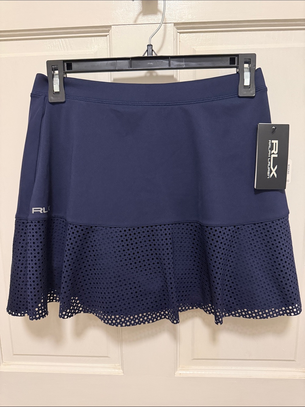 NWT Ralph Lauren RLX Navy Preppy Golf Skort with mesh Hem - Size XS